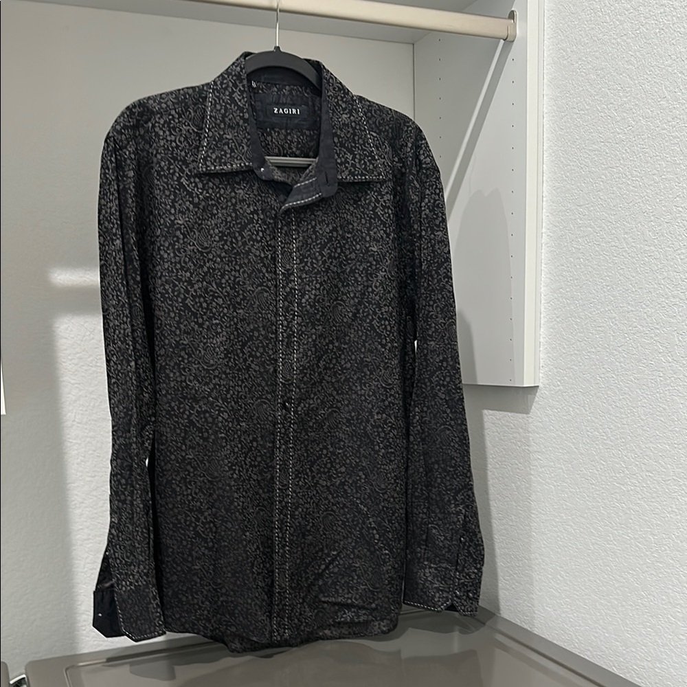 Zagiri Black Patterned Shirt